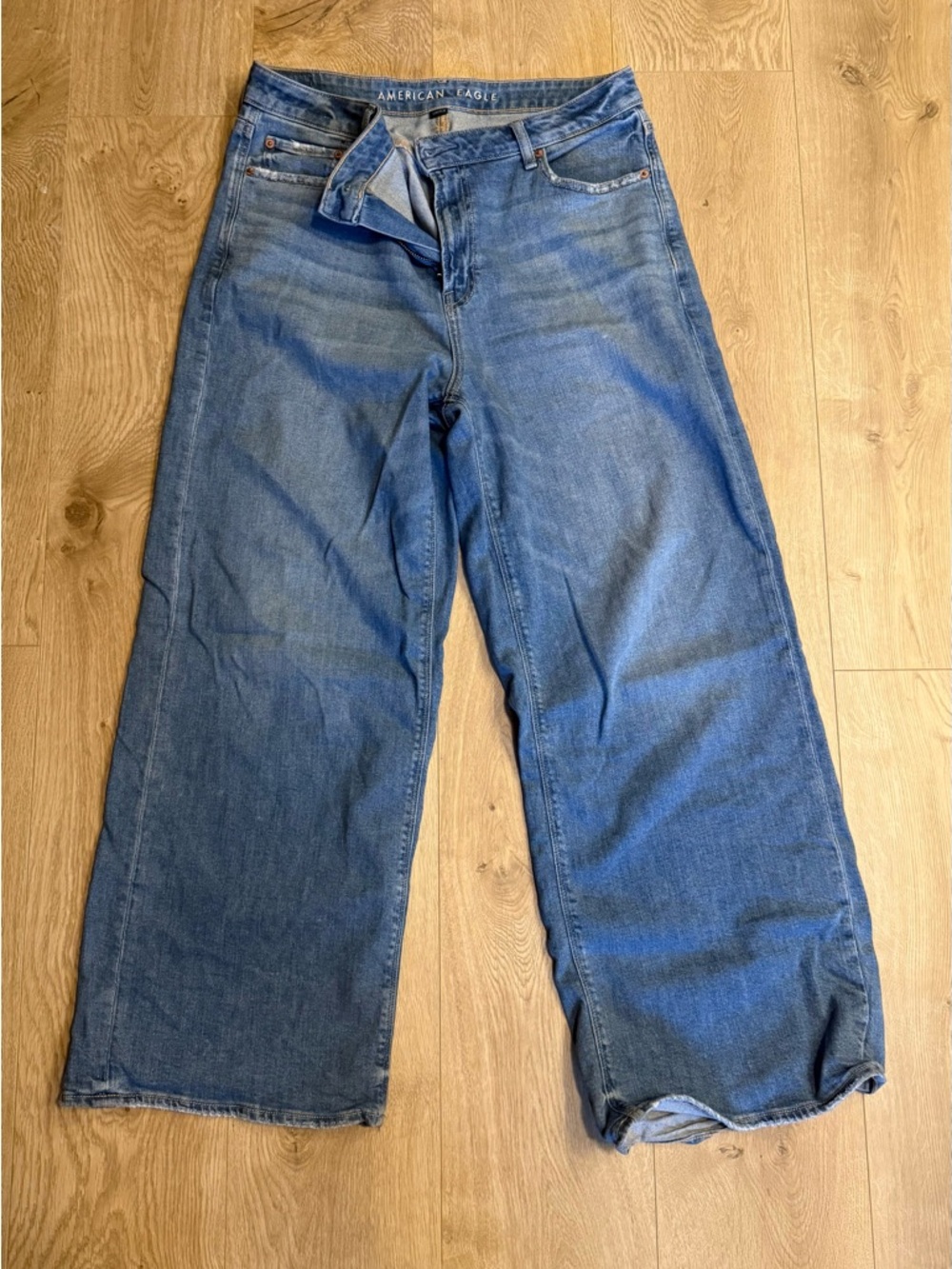 AE dreamy drape super high rise denim 10
